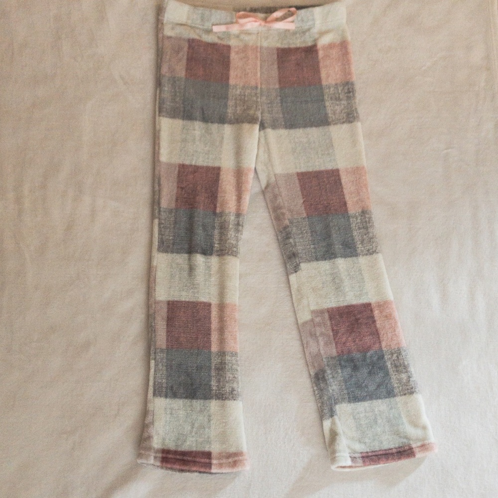 Pink and Grey Flannel Pajamas